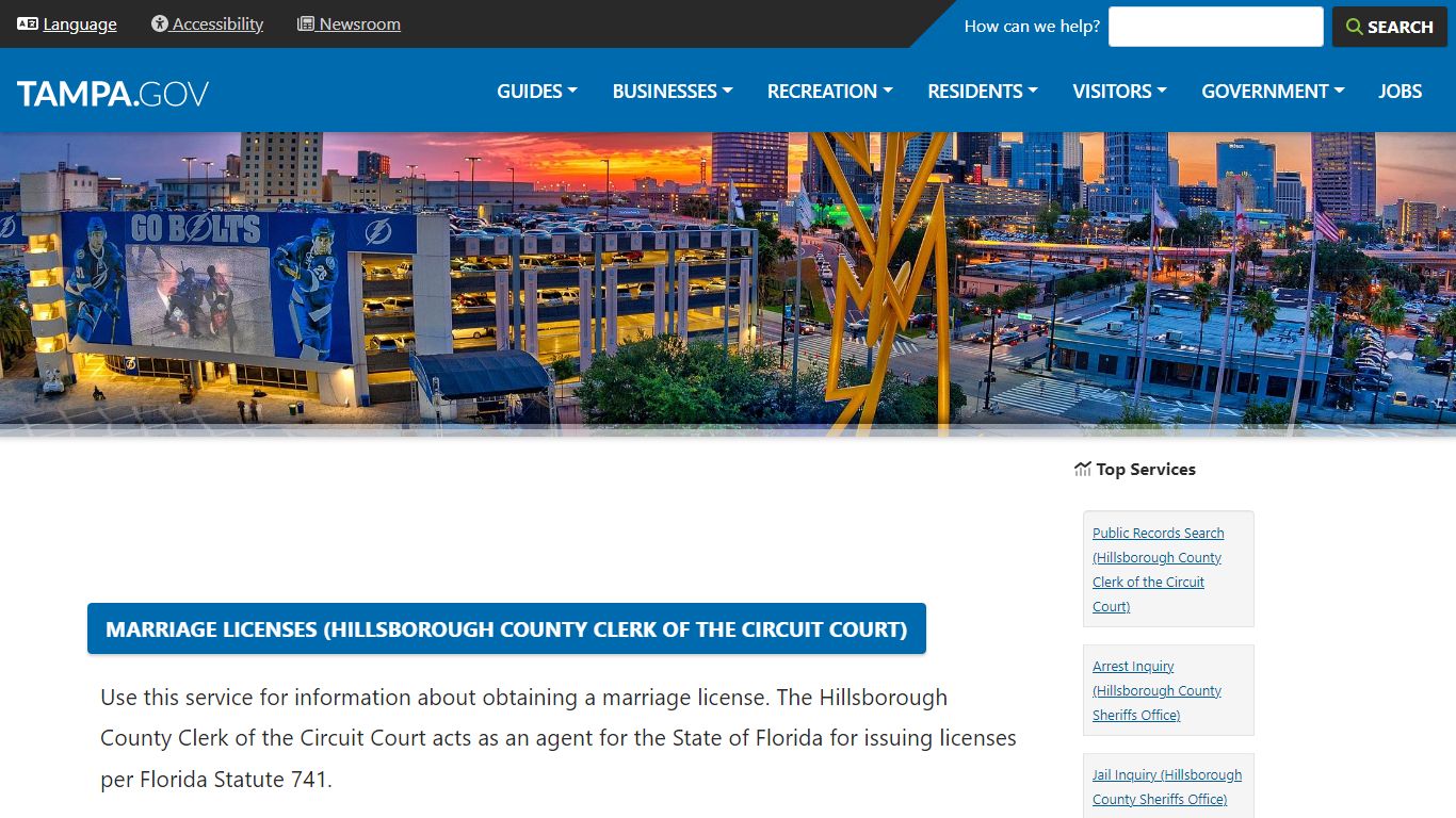 Marriage Licenses (Hillsborough County Clerk of the Circuit Court ...